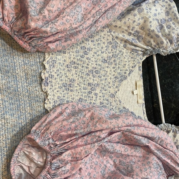 🚨Last Call!!!🚨LoveShackFancy Ensley Mini Dress in Blueberry Dust 🎀🤍 - Picture 6 of 8